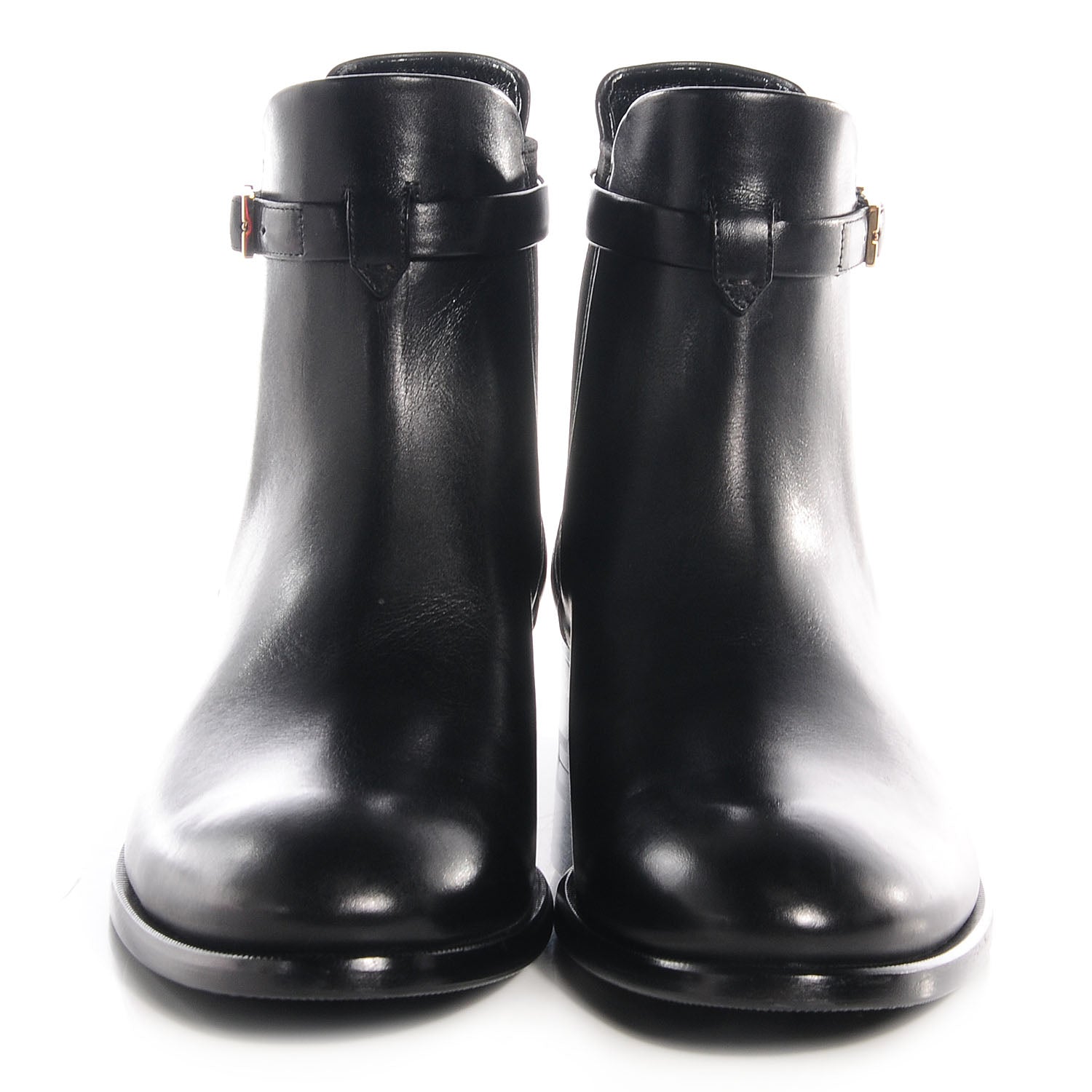 Louis Vuitton Leather Loyalty Flat Ankle Boots Black 37.5 2 of 8