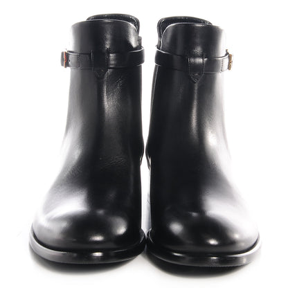 Louis Vuitton Leather Loyalty Flat Ankle Boots Black 37.5 2 of 8
