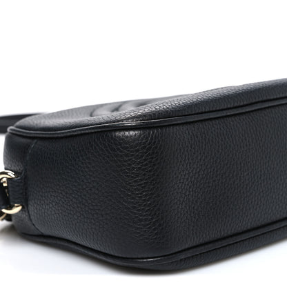 Gucci Pebbled Calfskin Small Soho Disco Bag Black 9 of 10