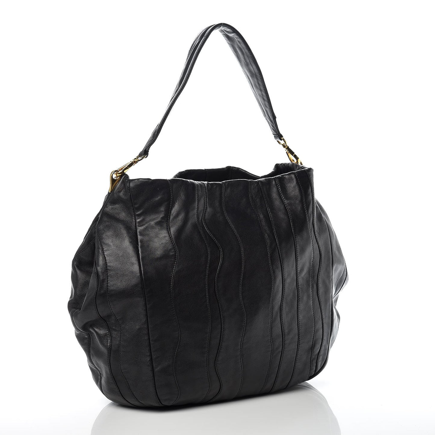Soft Calfskin Hobo Black