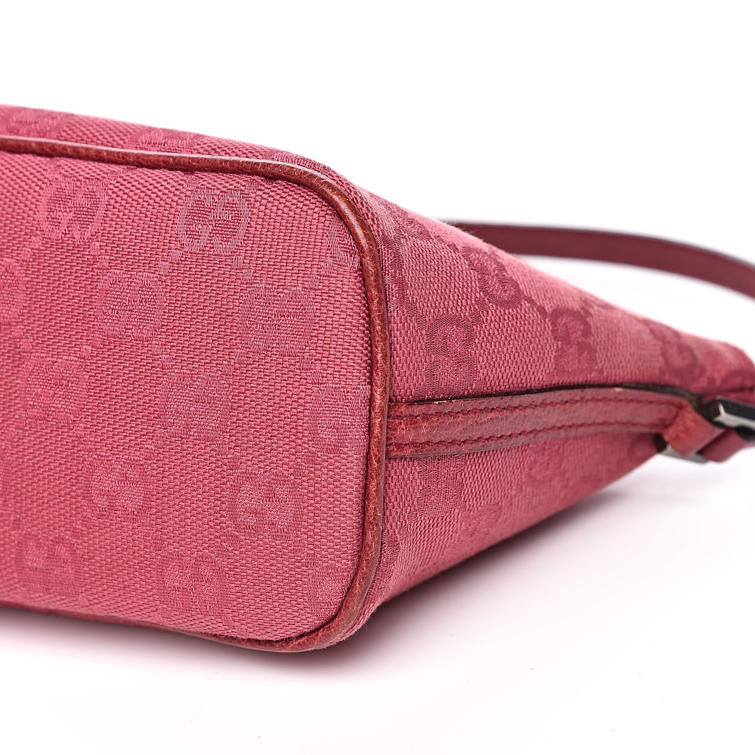Gucci Monogram Boat Pochette Fuchsia 9 of 13
