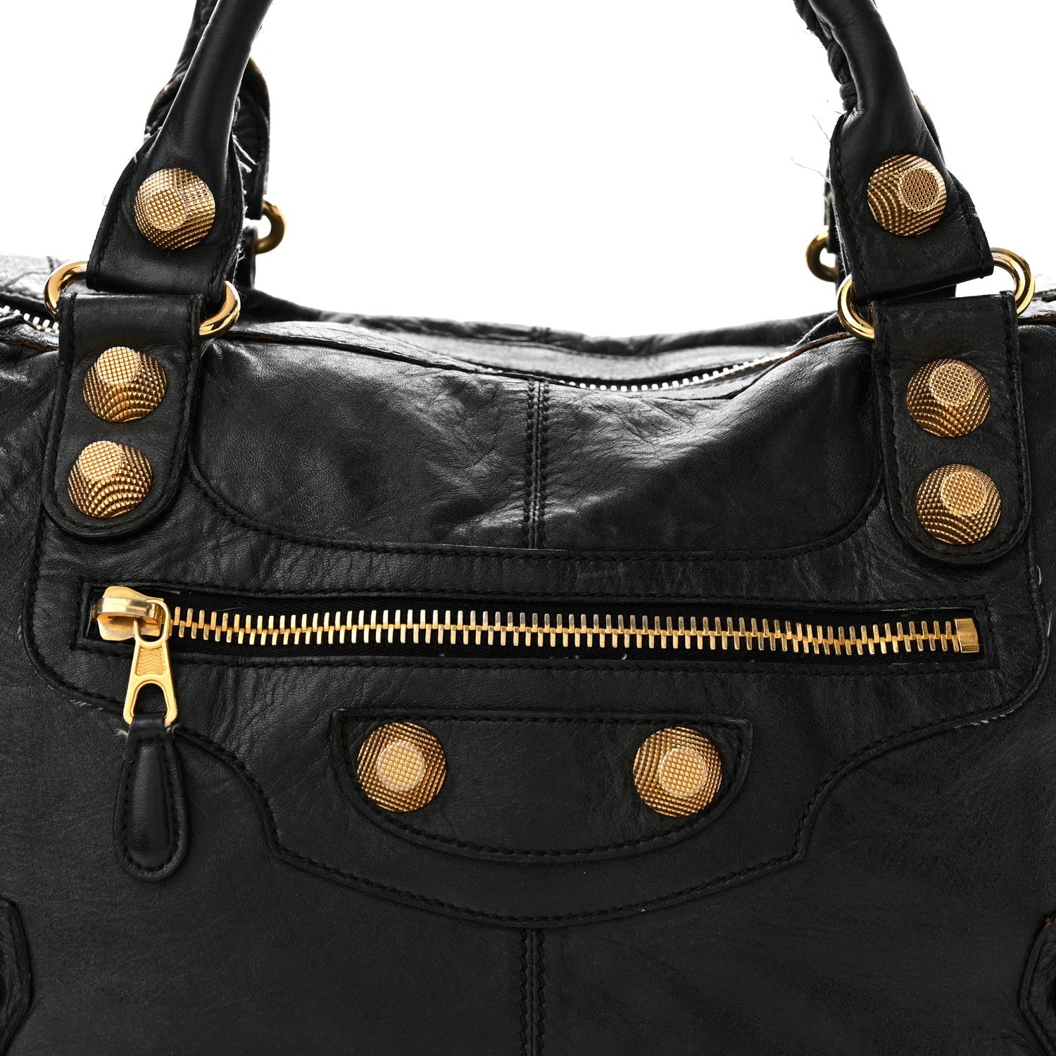 Balenciaga Agneau Giant 21 Gold Hardware Work Black 8 of 10