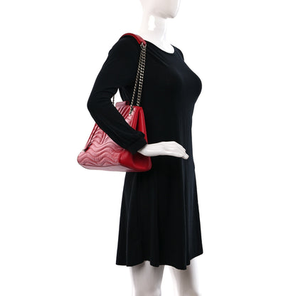Louis Vuitton Calfskin New Wave Chain Tote Ecarlate 2 of 9