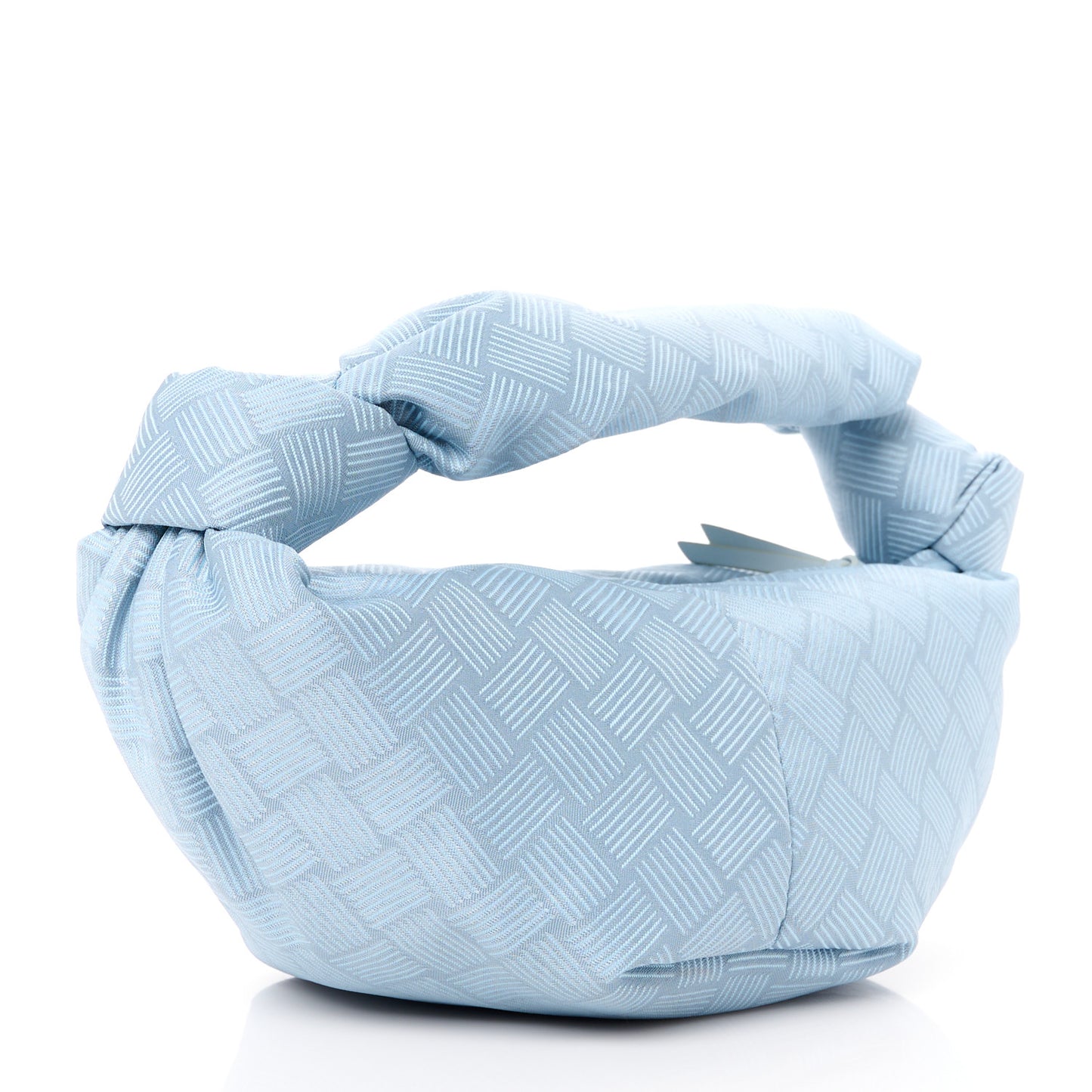 Jacquard Mini Double Knot Bag Bubble Silver