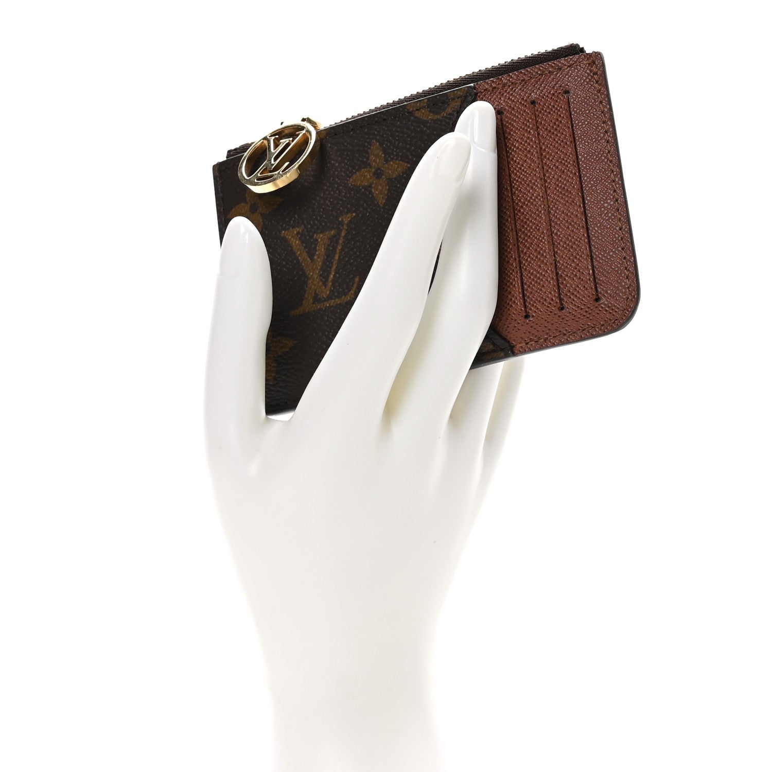 Louis Vuitton Monogram Zipped Romy Card Holder 2 of 8