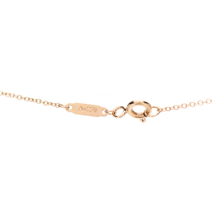 Tiffany 18K Rose Gold Lock and Key Pendant Necklace 5 of 5
