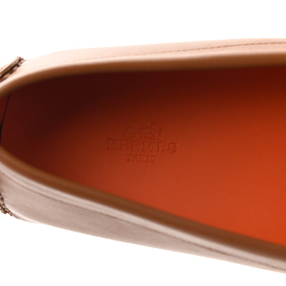 Hermes Calfskin Mens Enzo Loafer 43 Naturel 7 of 8