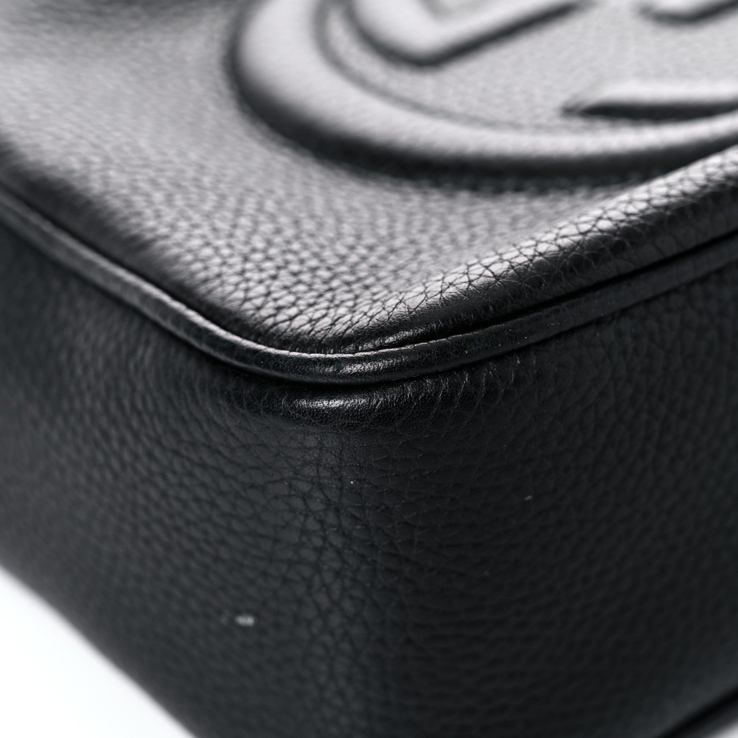 Gucci Pebbled Calfskin Small Soho Disco Bag Black 8 of 16