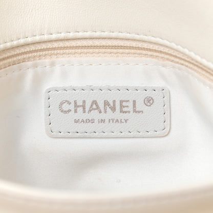 Chanel Patent Quilted 3 Pocket Single Flap Light Yellow 7 of 12