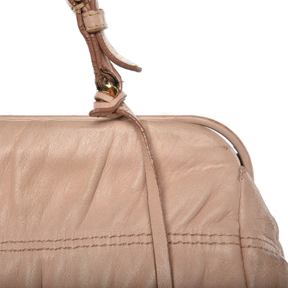 Prada Nappa Dressy Gaufre Framed Tote Cipria 21 of 24