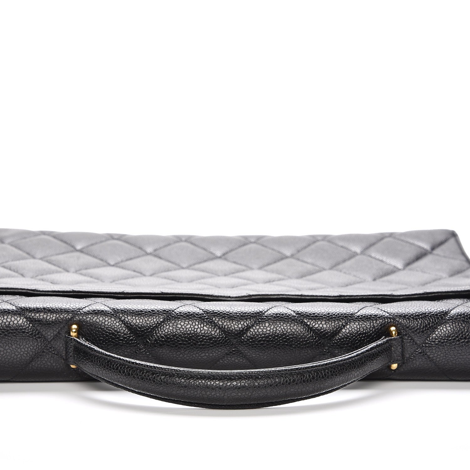 Chanel Caviar Quilted Briefcase Laptop Bag Black 14 of 19