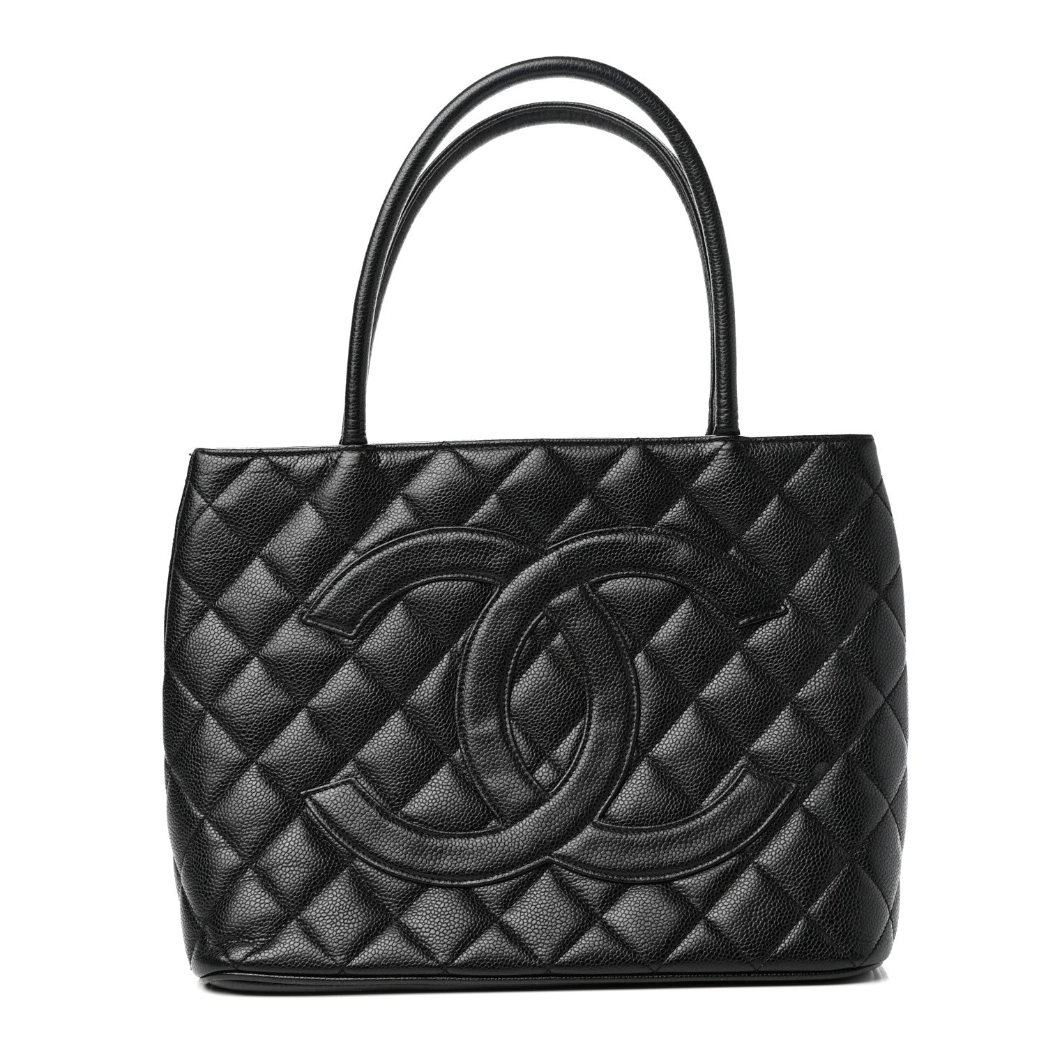 Chanel Caviar Quilted Medallion Tote Black 1 of 10
