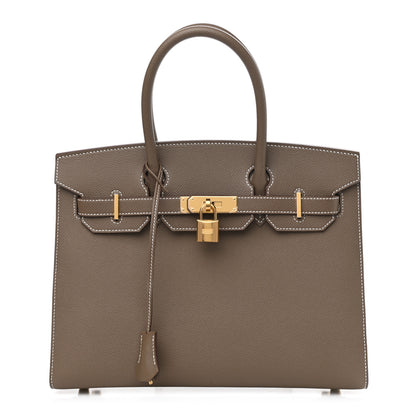 Hermes Epsom Birkin Sellier 30 Etoupe 1 of 12