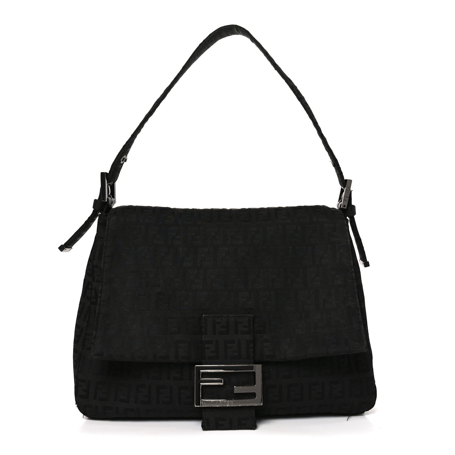 Fendi Zucchino Mama Baguette Black 1 of 11