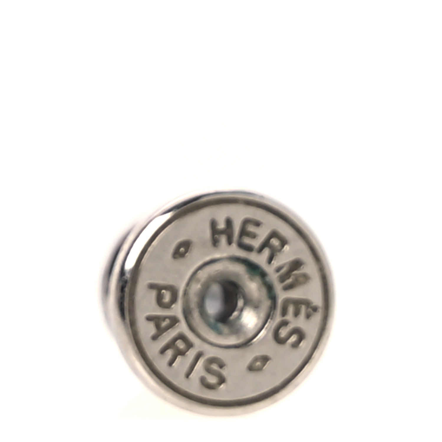 Hermes Barenia Loop Earrings GM Fauve 4 of 9