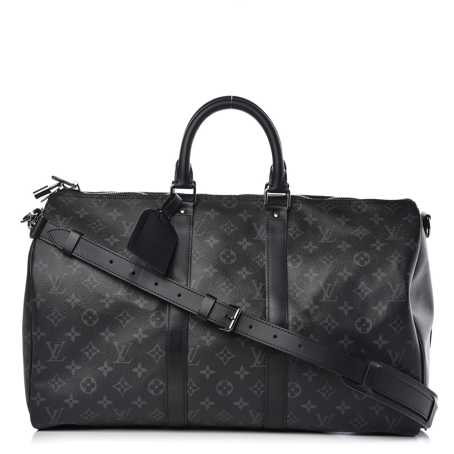 Louis Vuitton Monogram Eclipse Keepall Bandouliere 45 1 of 12