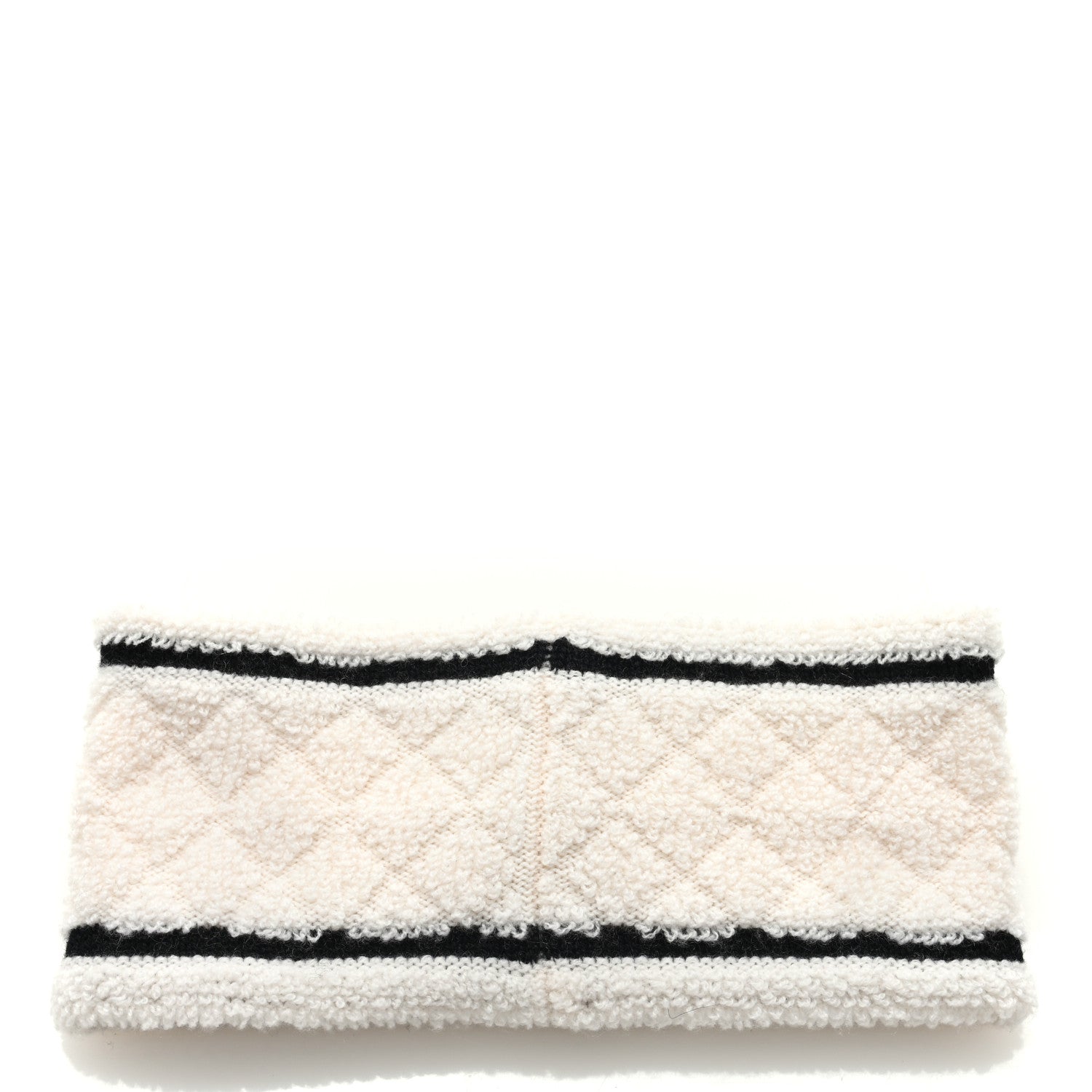 Chanel Cashmere CC Headband White 2 of 3