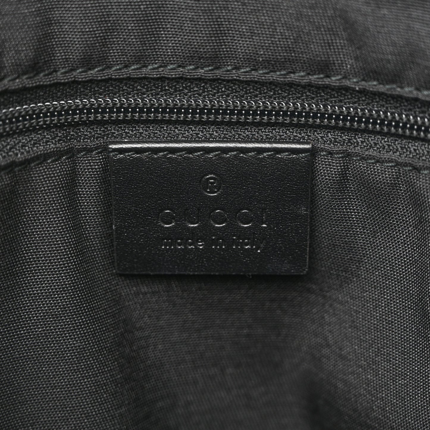 GG Monogram Web Flat Messenger Bag Black