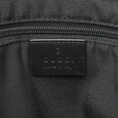 Gucci GG Monogram Web Flat Messenger Bag Black 6 of 11