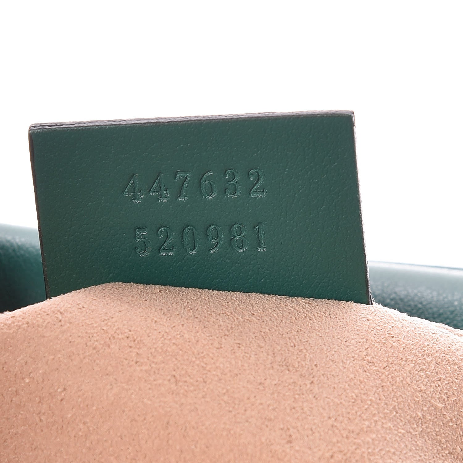Gucci Calfskin Matelasse Small GG Marmont Chain Shoulder Bag Emerald Green 7 of 9