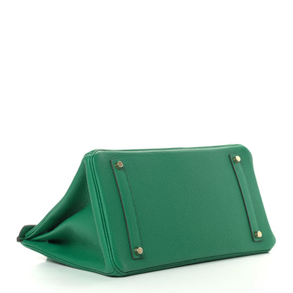 Hermes Togo Birkin 35 Vert Vertigo 3 of 9