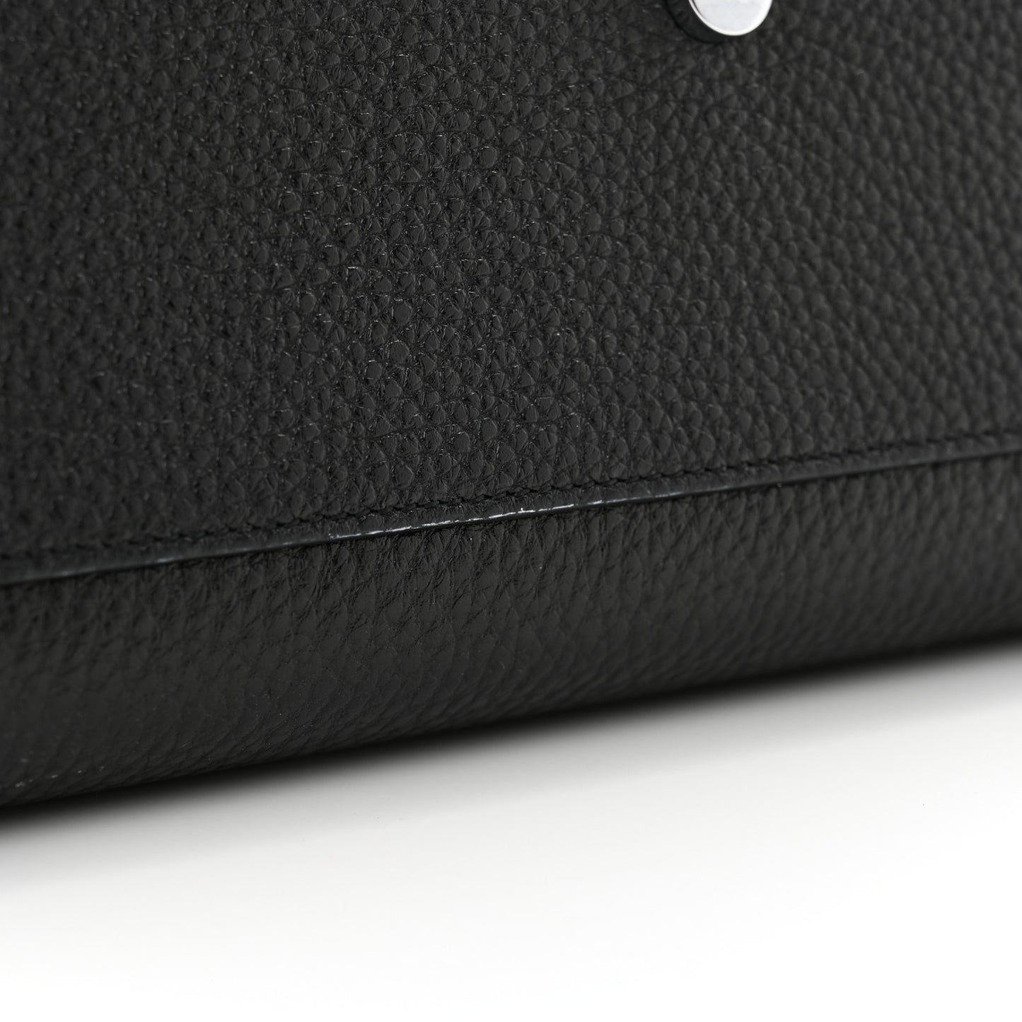 Grained Calfskin Small Sac De Jour Black