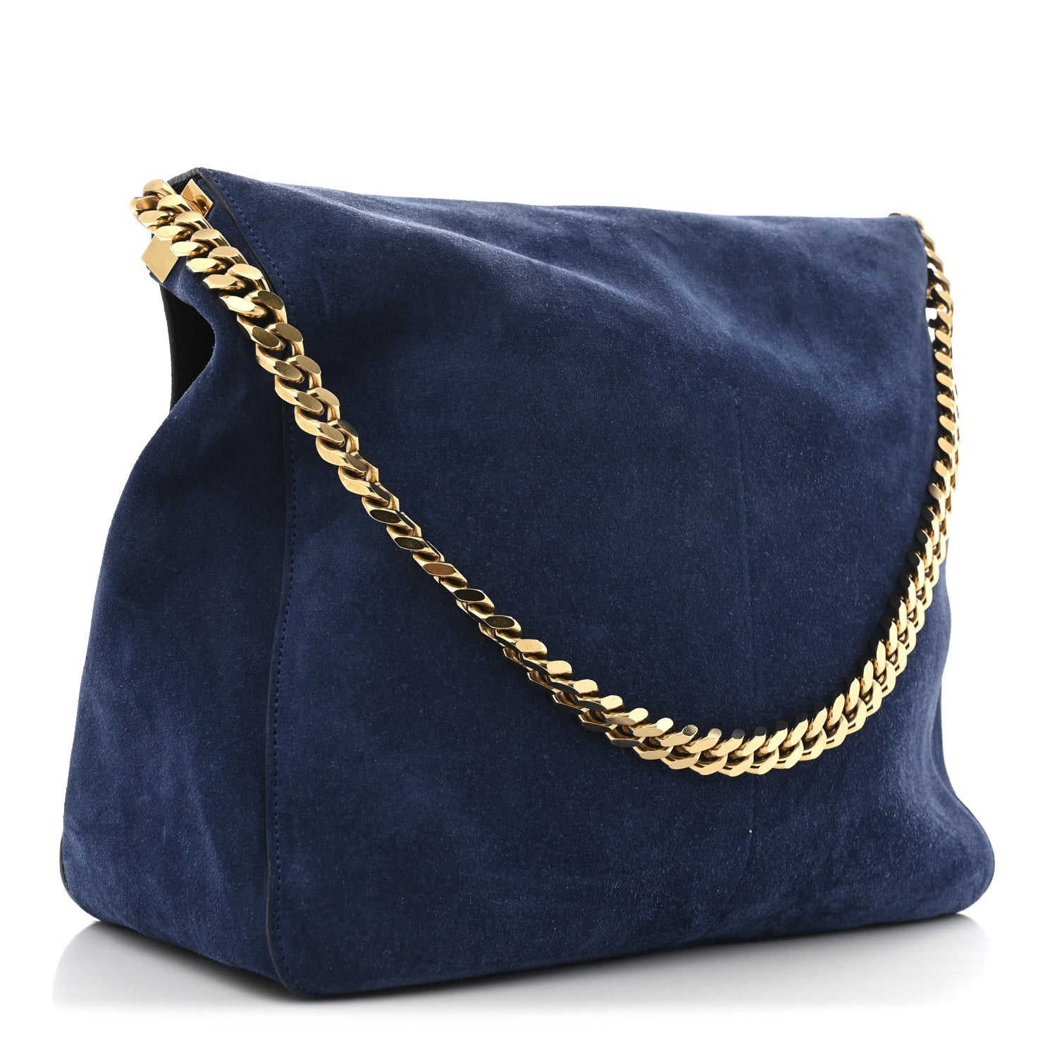 Celine Suede Medium Gourmette Ocean Blue 3 of 11