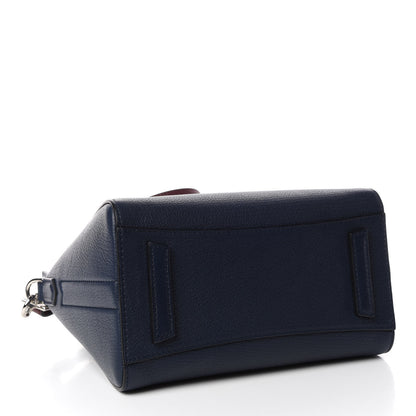 Givenchy Sugar Goatskin Mini Tri-Color Antigona Navy Burgundy Black 4 of 9