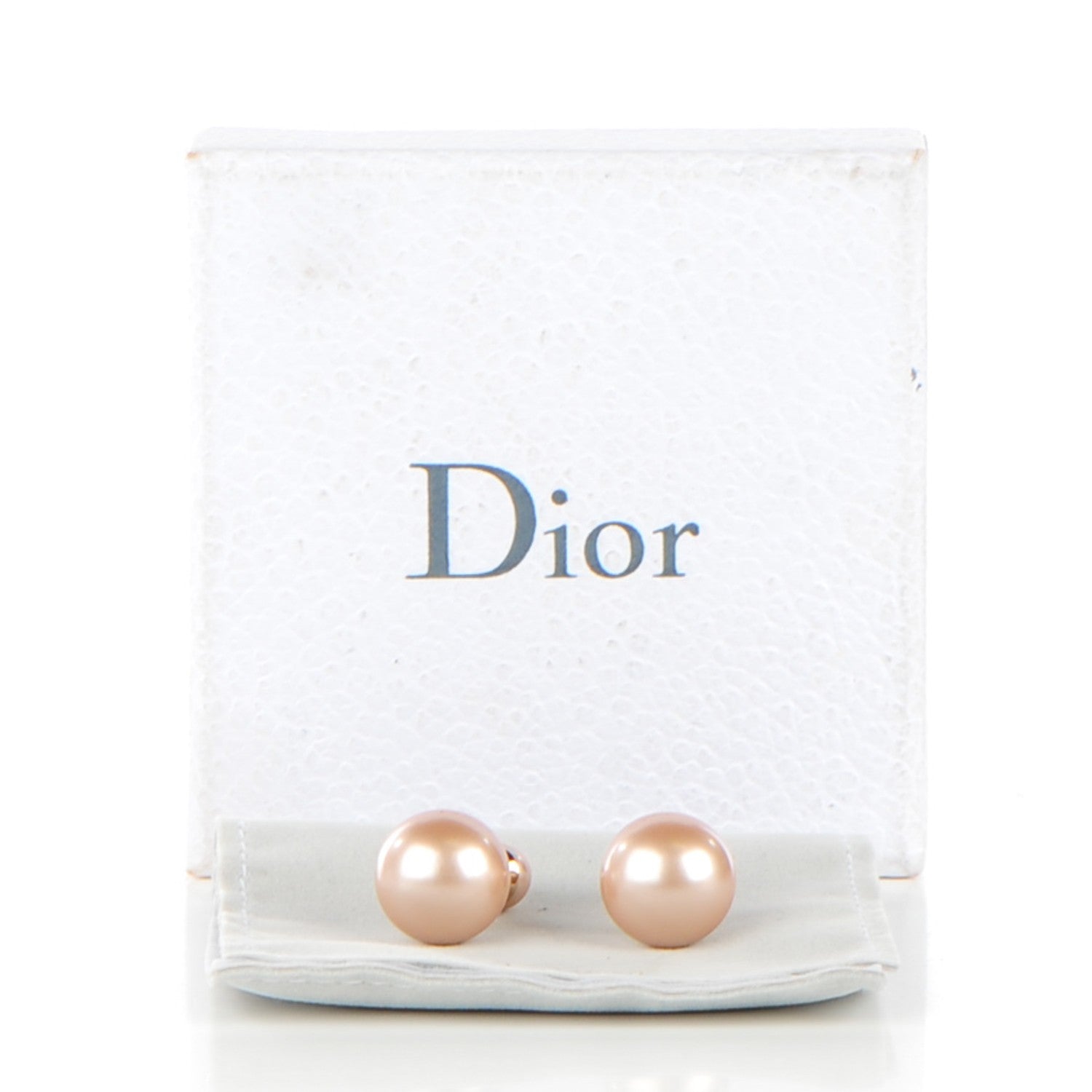 Christian Dior Pearl Mise En Dior Tribal Earrings Pink 4 of 4