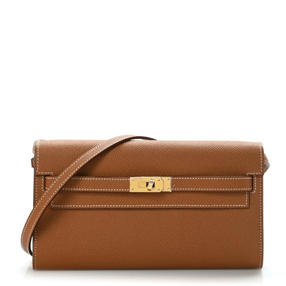 Hermes Epsom Kelly Wallet To Go Gold 1 of 12