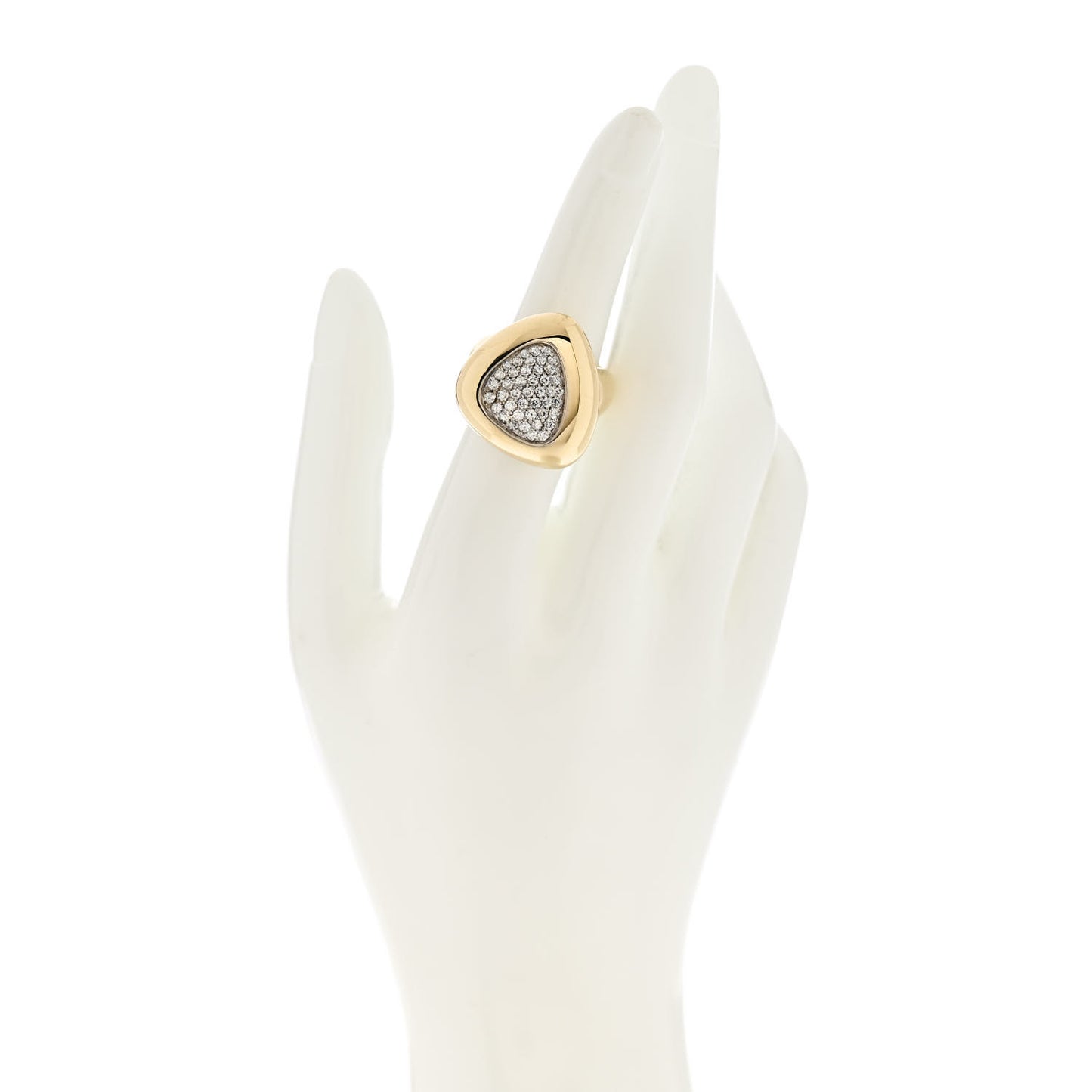 18K Yellow Gold Diamond Capri Plus Ring 53 6.25