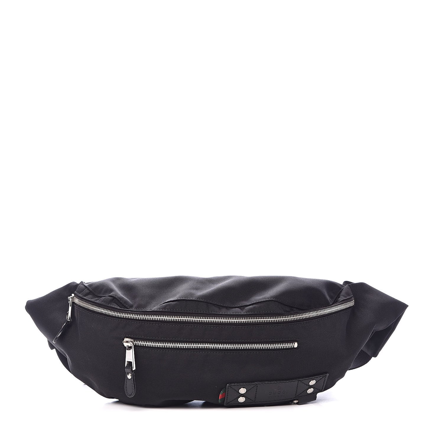 Nylon Web Belt Bag Black