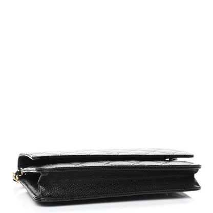 Chanel Caviar Quilted Wallet On Chain WOC Black 4 of 10