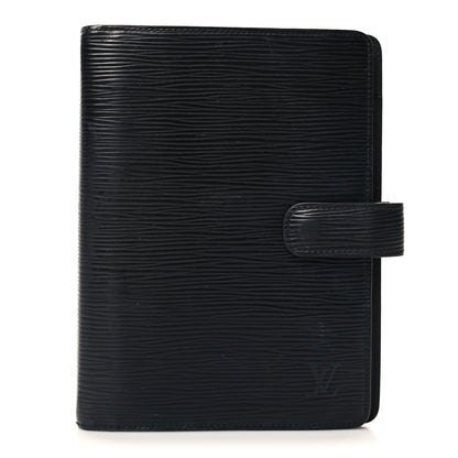 Louis Vuitton Epi Medium Ring Agenda Cover Black 1 of 11