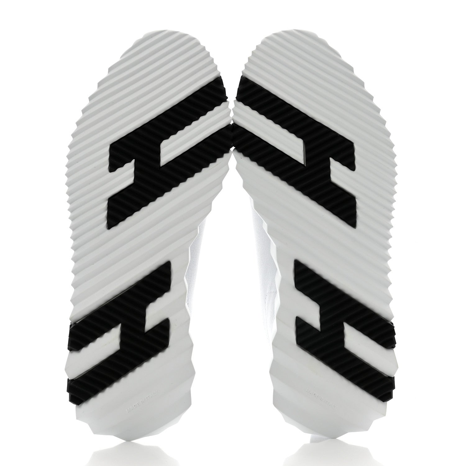 Hermes Goatskin Suede Goatskin Bouncing Sneakers 37 White Black 5 of 8
