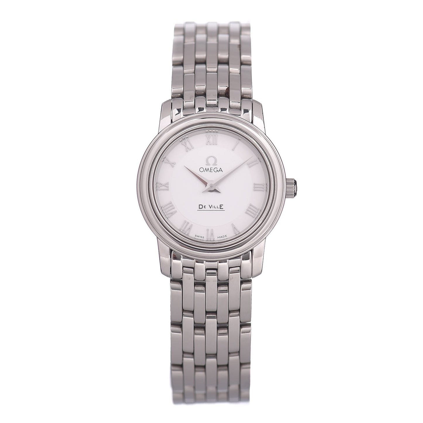 Stainless Steel 22mm De Ville Quartz Watch 4570.33