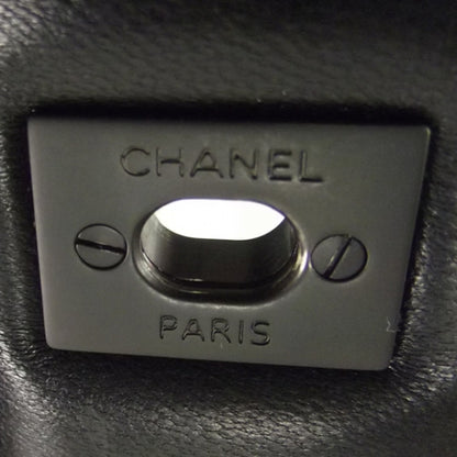 Chanel Lambskin Quilted Jumbo Flap Black BHW 11P 11 of 12