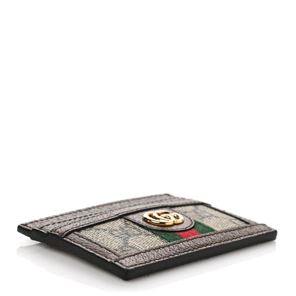 Gucci GG Supreme Monogram Ophidia Card Holder Brown 4 of 7
