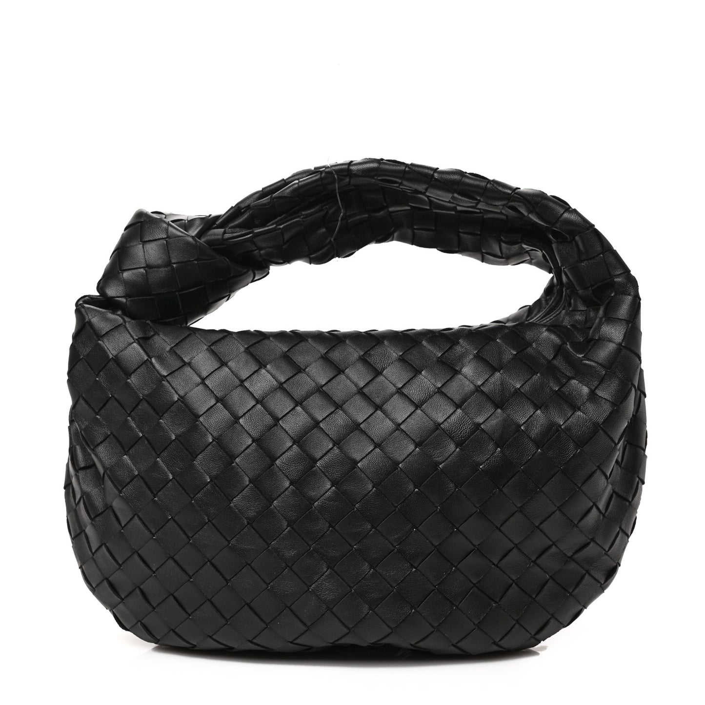 Nappa Intrecciato Teen Jodie Hobo Black