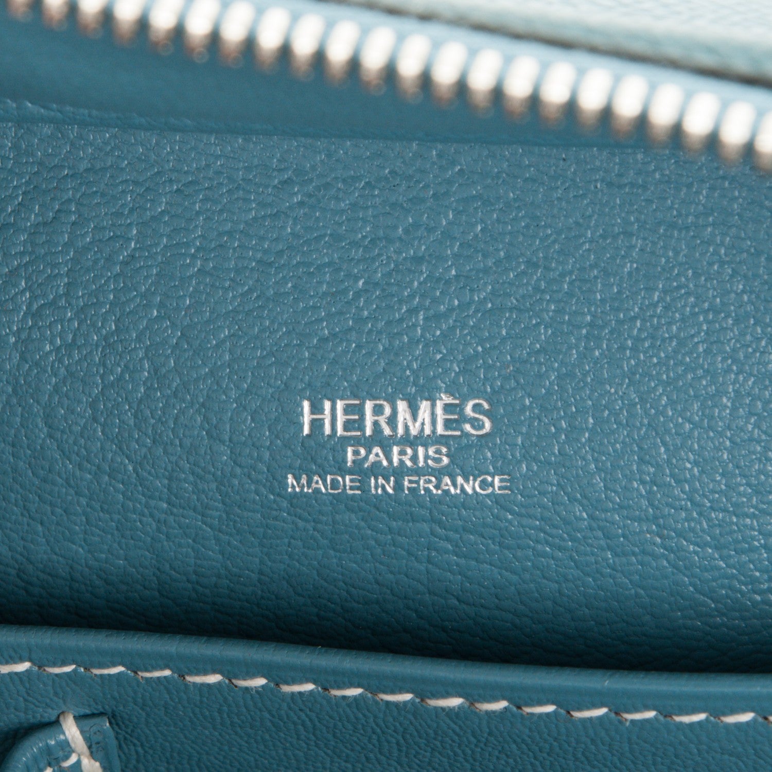 Hermes Veau Epsom Sac En Vie 26 Blue Jean 6 of 6