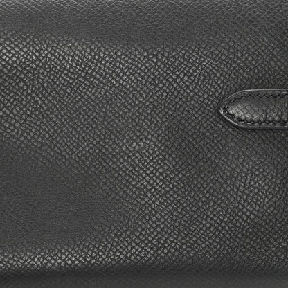 Hermes Epsom Medium Kelly Wallet Black 11 of 11