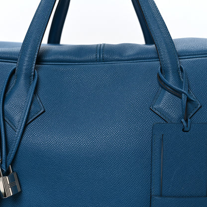 Hermes Epsom Victoria II 50 Bleu De Galice 7 of 9