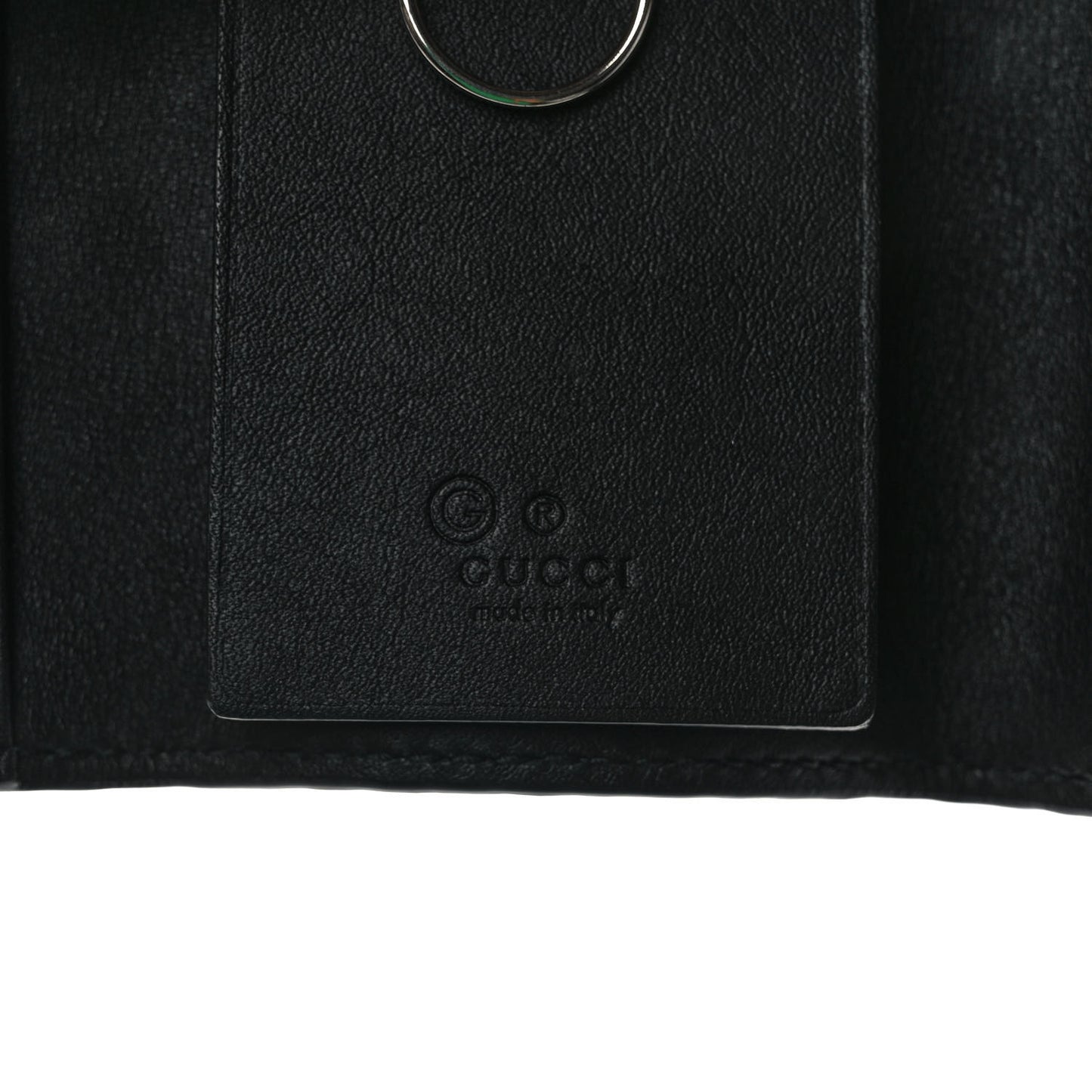 Microguccissima 6 Key Holder Case Black