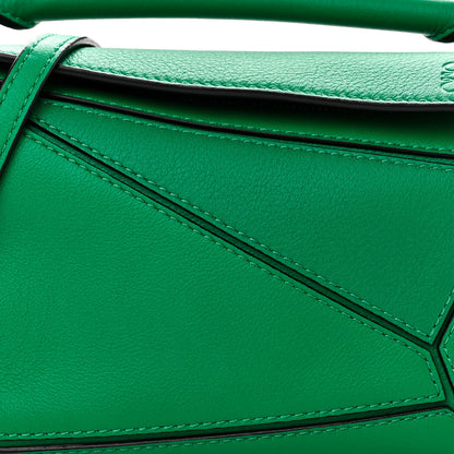 Loewe Calfskin Mini Puzzle Bag Jungle Green 8 of 10