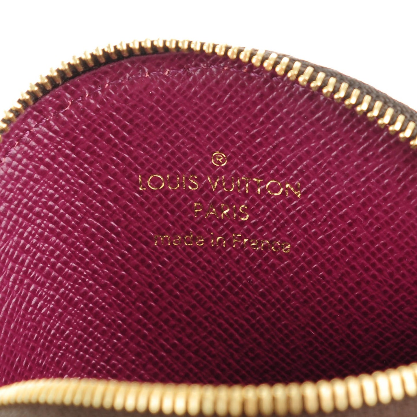 Monogram Totem Round Coin Purse Magenta