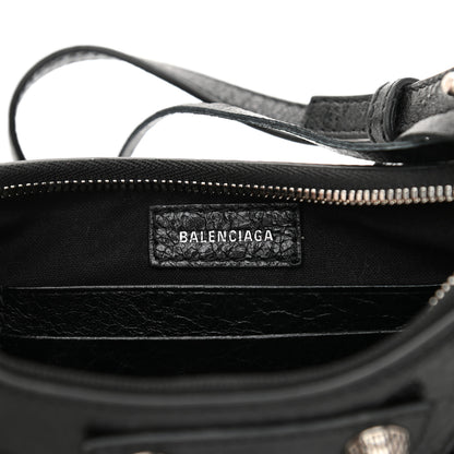 Balenciaga Agneau Arena Le Cagole Mini Purse With Chain Black 6 of 8