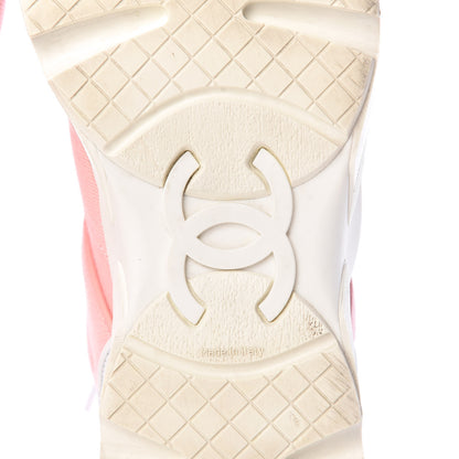 Chanel Canvas Womens CC Sneakers 38 Salmon 9 of 22