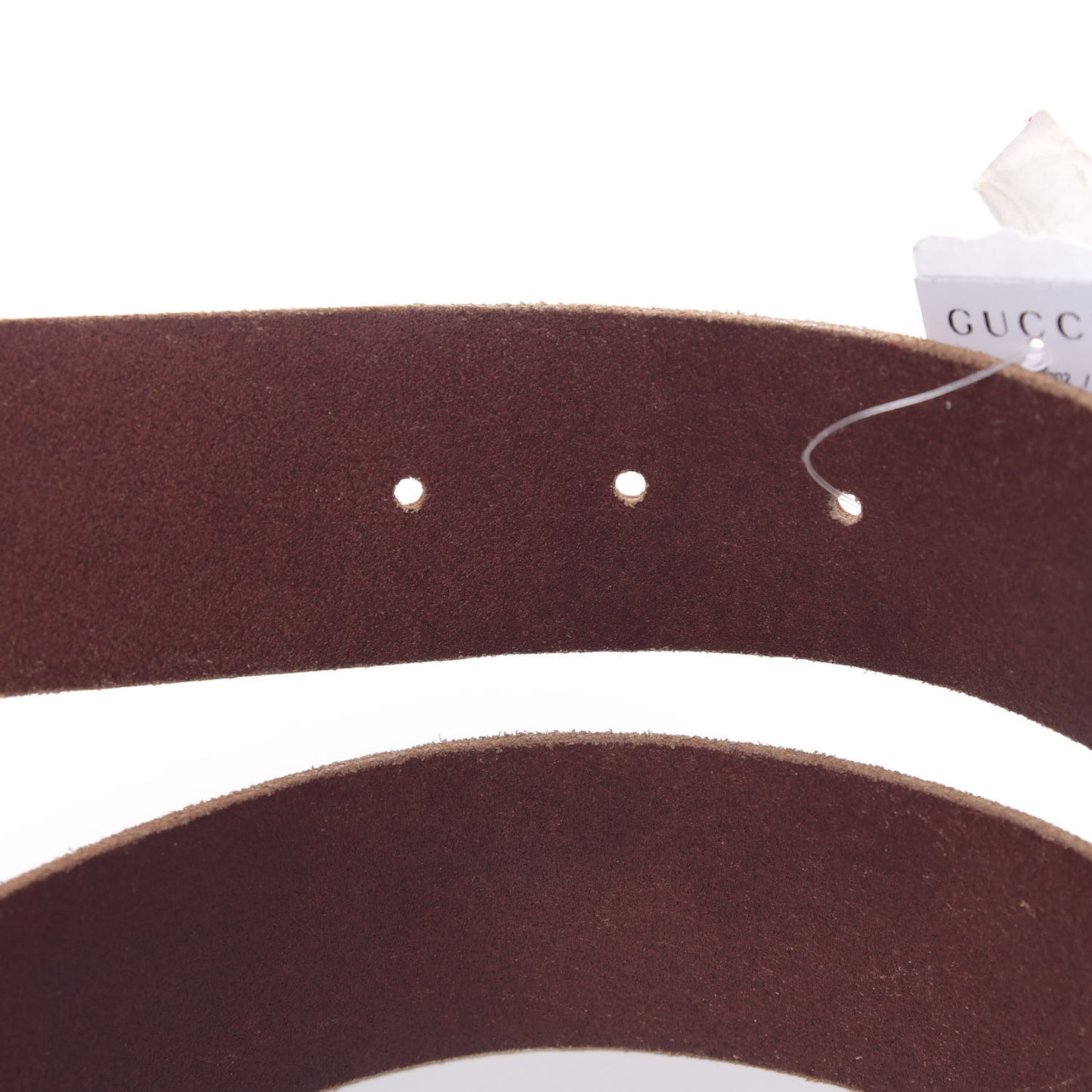 Faded Calfskin Leaf Print Double G 40mm Belt 100 40 Hibiscus Red Gold