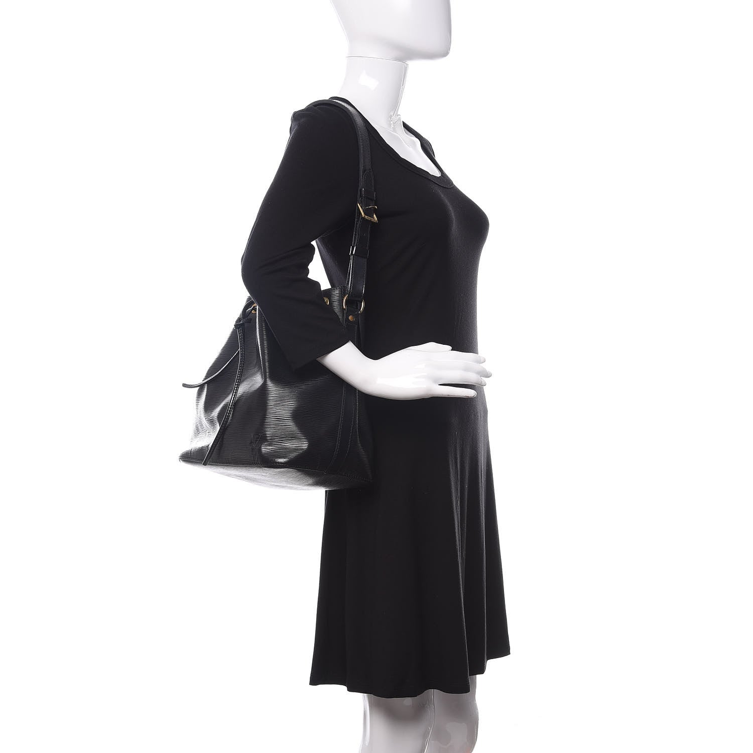 Louis Vuitton Epi Petit Noe Black 2 of 12