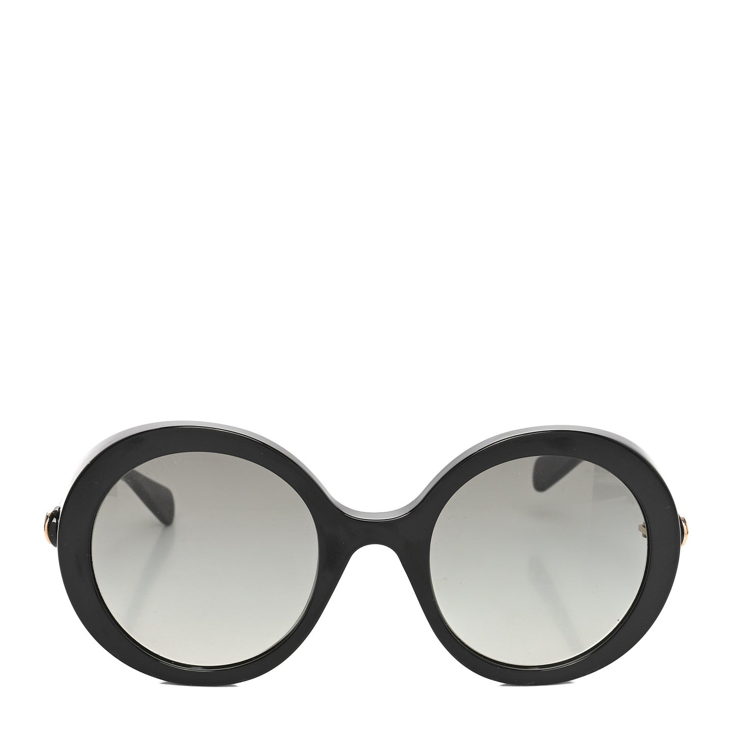 Acetate Round GG Sunglasses GG0367S Black